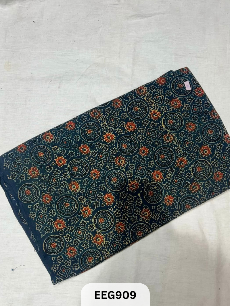 COTTON AJRAKH FABRIC-1MTR