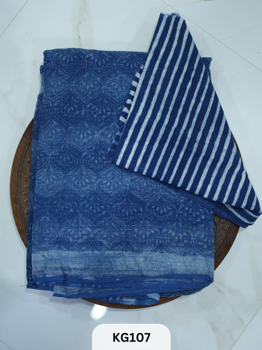 KOTA HANDBLOCK PRINT SAREES X KAARIGAI