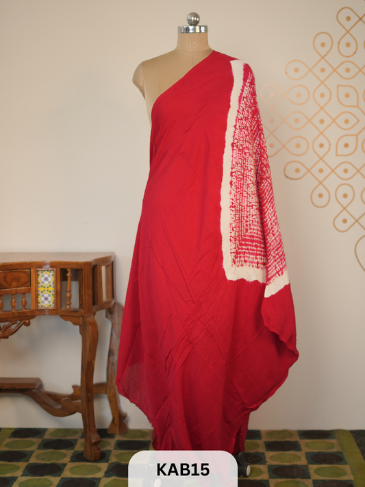 MODAL WITH HAND SHIBORI DUPPATA 2.5MTR