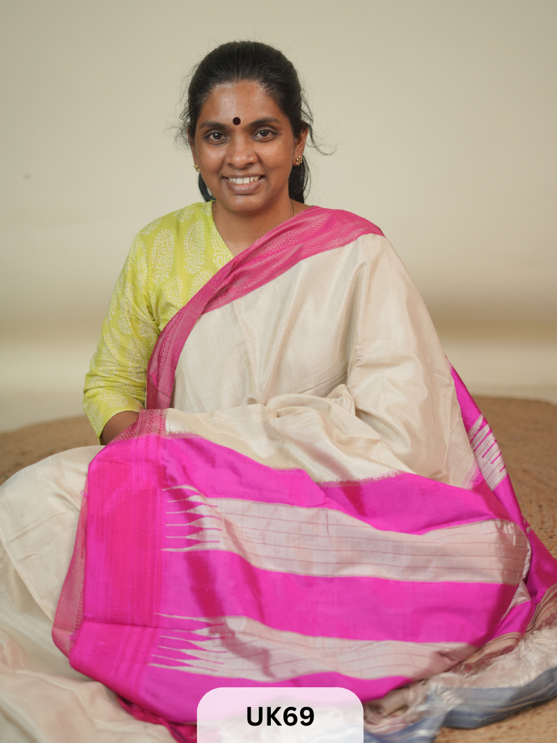 ILKAL GAYATRI PLAIN SAREE