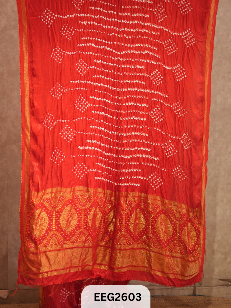 MODAL FUSIOIN SAREE WITH DOLA BORDER - EXCLUSIVE