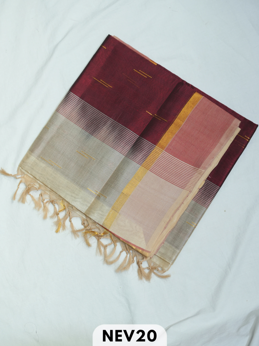 MALAI THULI SILK COTTON SAREE