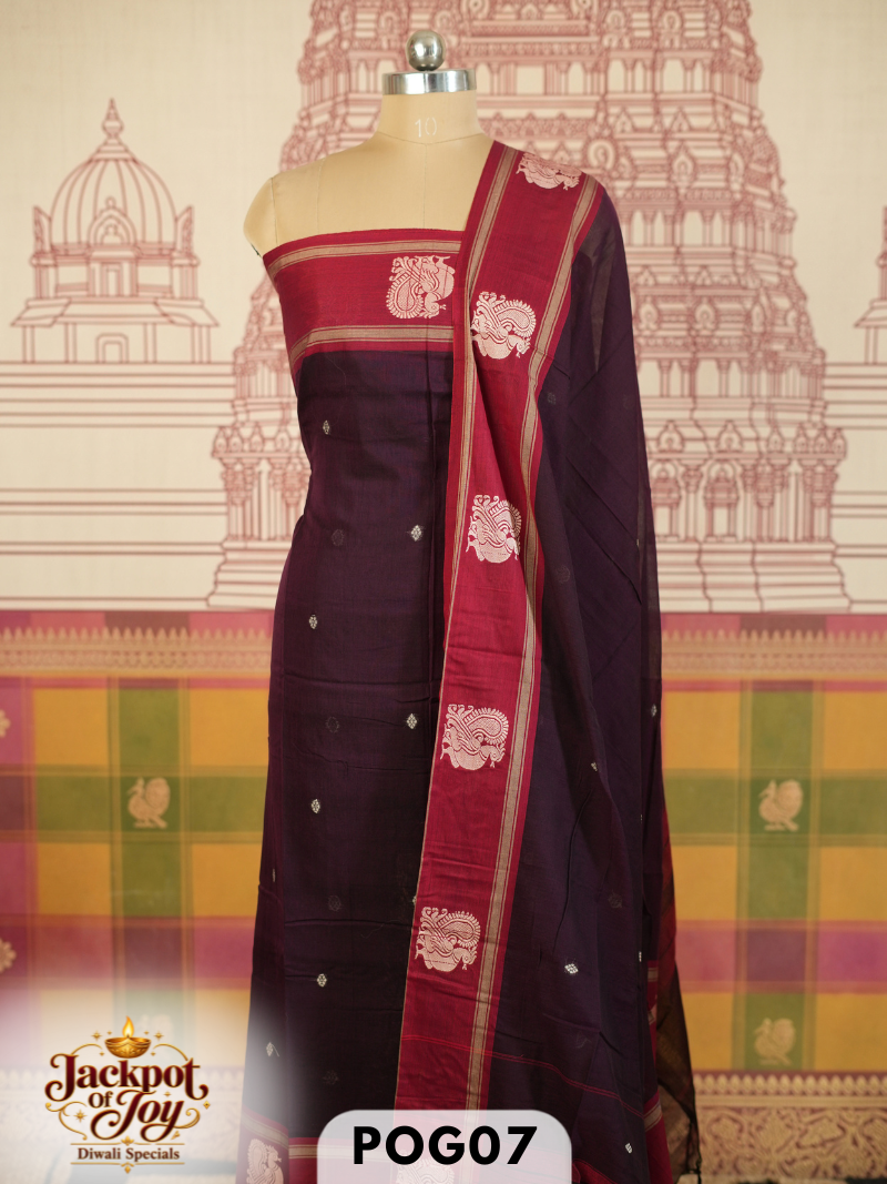 Narayanpet 2 Pcs salwar set-Top-4.50 mtr