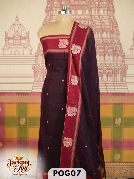 Narayanpet 2 Pcs salwar set-Top-4.50 mtr