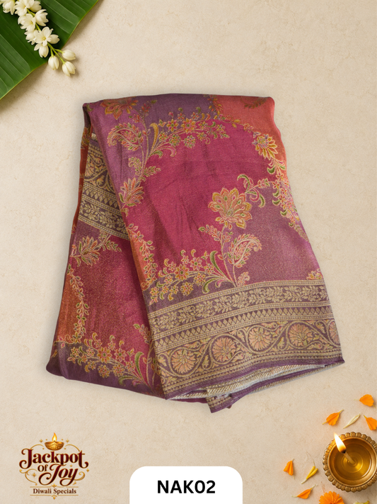 Banarasi Meenakari Dola Saree