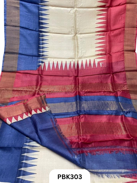 Pure Handloom Tussar Silk Saree