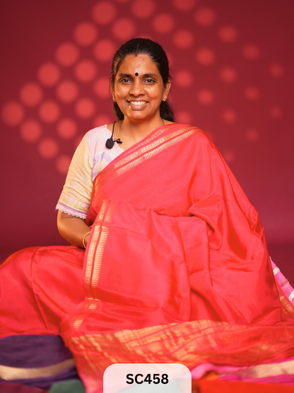 SEMI MYSORE CREPE SAREE