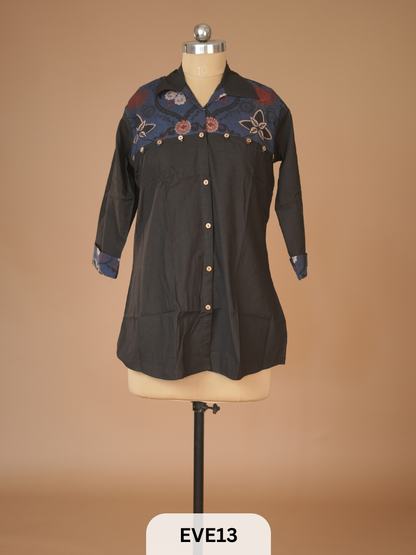 PLAIN COTTON SHORT TOP