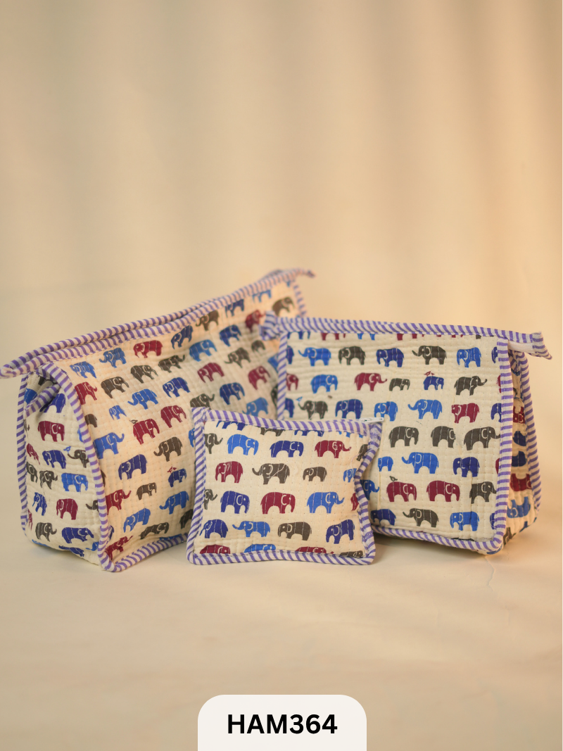 QULITED TRAVEL 3 COMBO POUCH