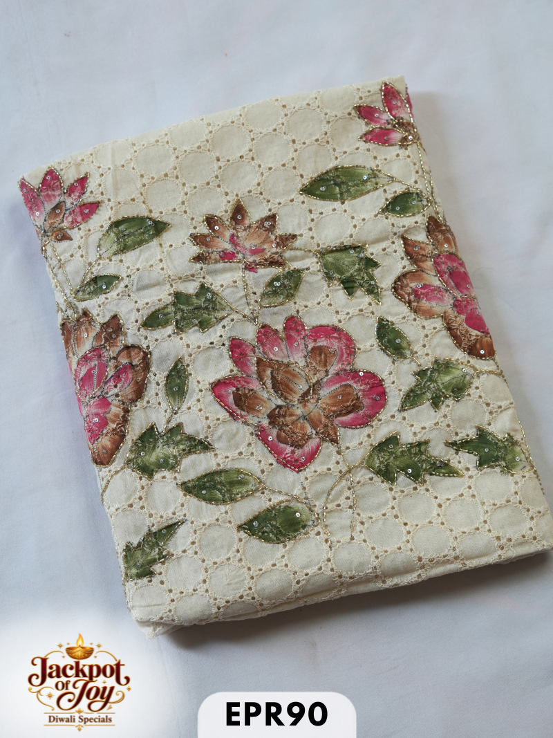 Hakoba Hand Painted Aari Work blouse