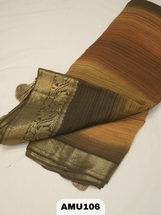 BANARA ORGANZA SILK SAREE
