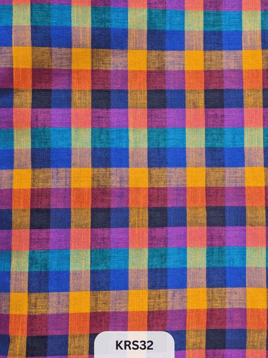 MADRAS KATTAM FABRIC-1 MTR