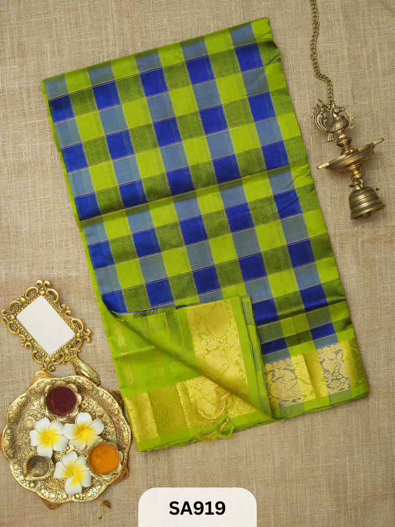 PURE HANDLOOM SILK COTTON SAREE | KANDANGI SAREE