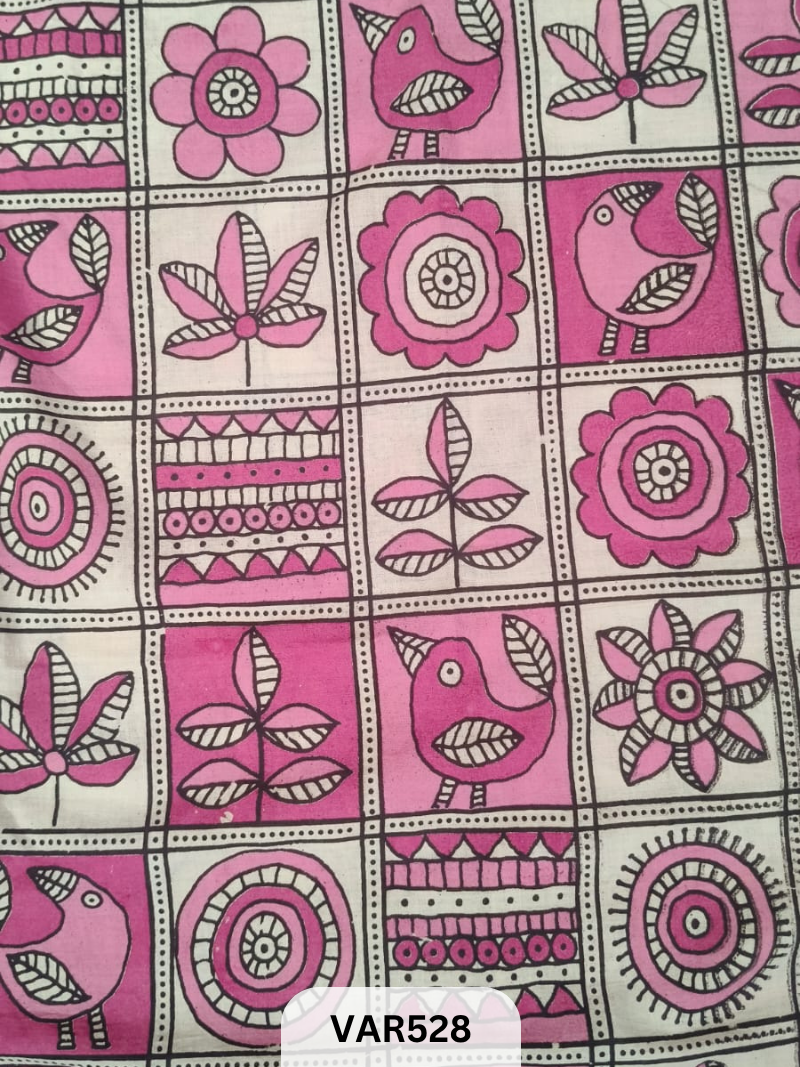 Kalamkari Hand printed - Fabric -2mtr