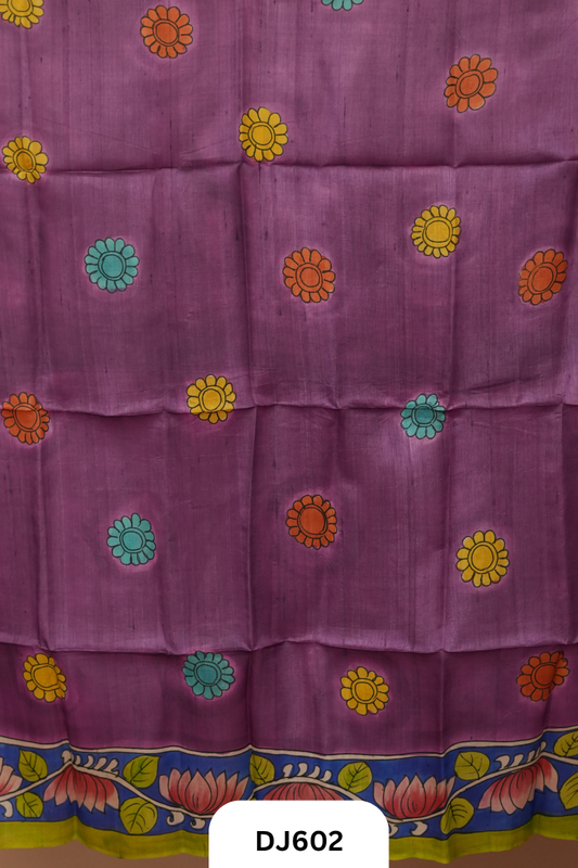 Tussar Hand Paint  Blouse