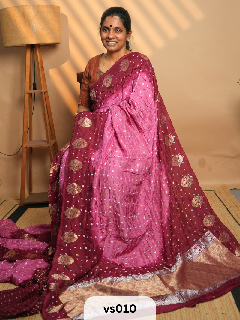 RAW MANGO X BANDHANI SAREE