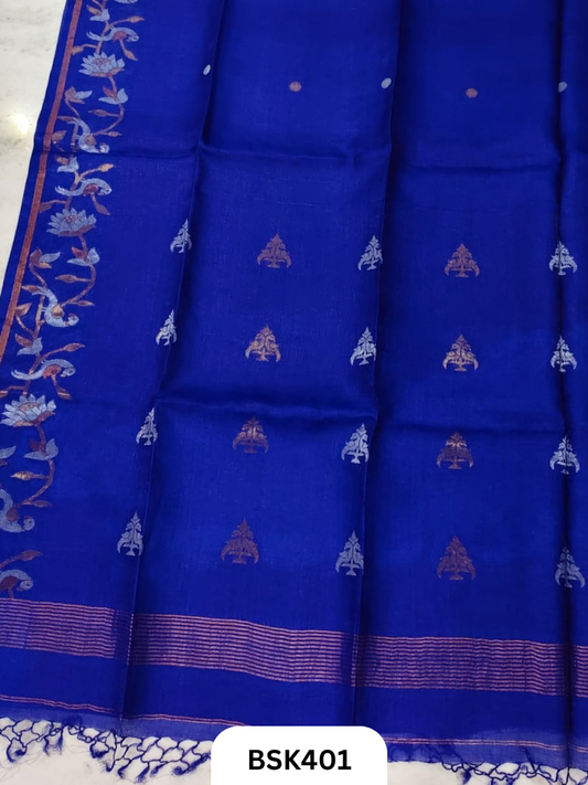 Pure Gicha By Gicha Tussar Silk with Jamdani weave