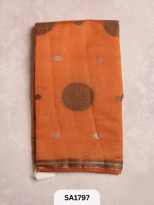 DUPION TUSSAR SAREE