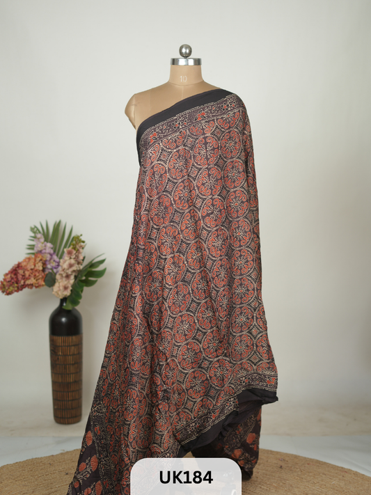 MODAL HANDBLOCK DUPATTA