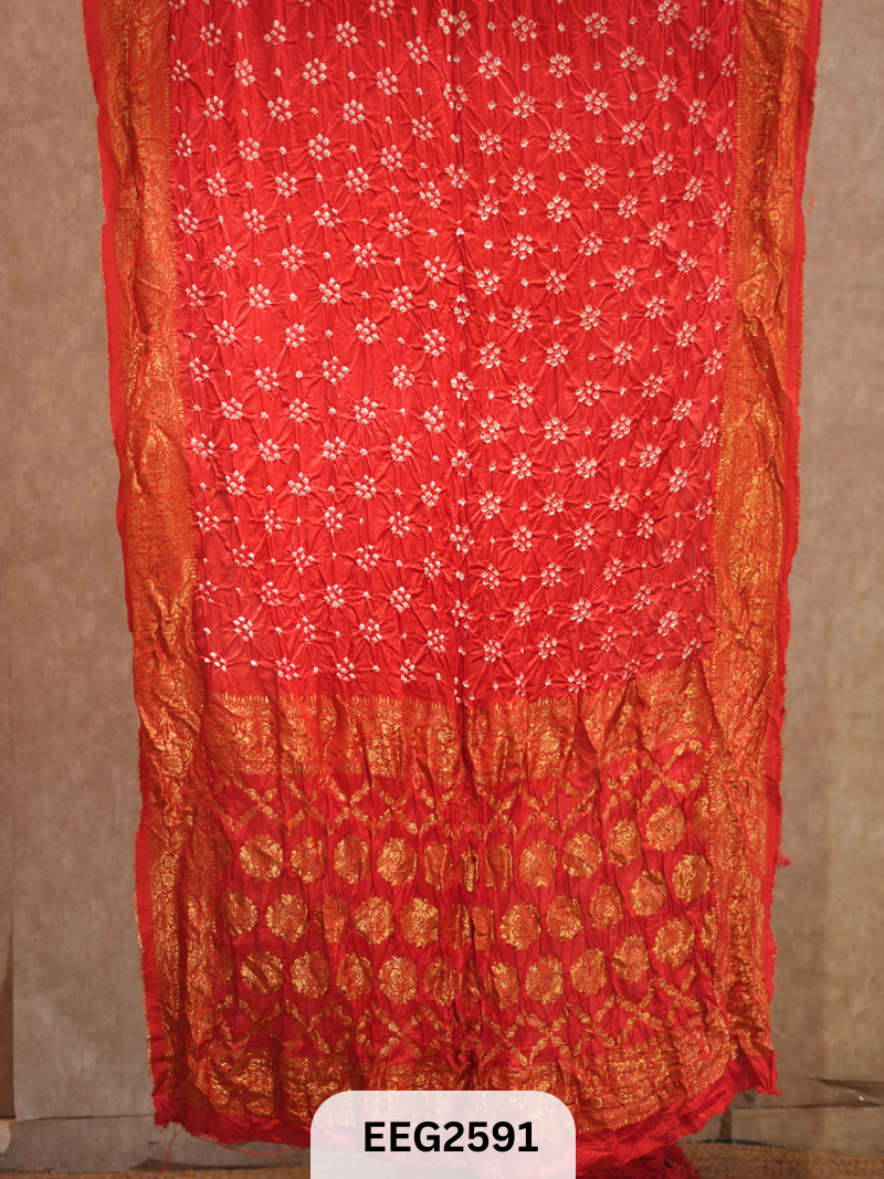 MODAL FUSIOIN SAREE WITH DOLA BORDER - EXCLUSIVE