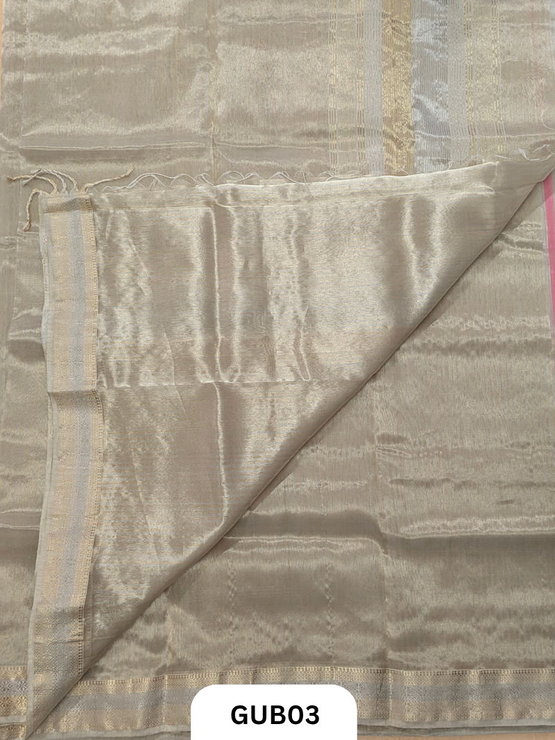 Maheshwari Handloom Tissue Silk Saree
