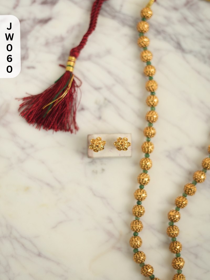 BALL BEAD NECKSET- FREE SHIPPING