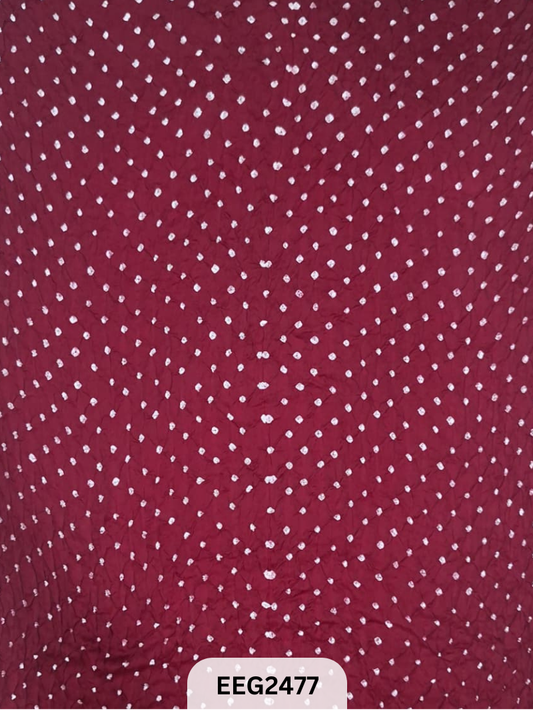 PLAIN MODAL BANDHEJ RUNNING FABRIC-1 MTR