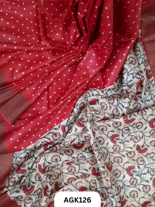 PURE TASSAR SAREE- PRE BOOKING 10-20DAYS