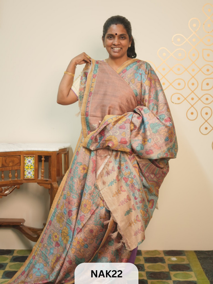 SEMI  PENKALAMKARI SAREE