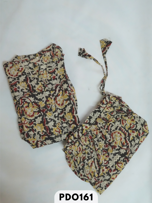 KALAMKARI 2 PCS KURTI SET