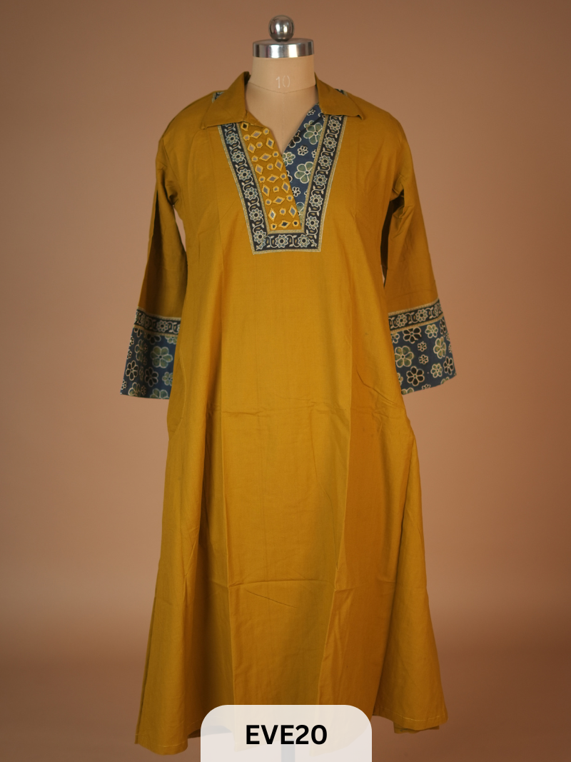 PURE COTTON KURTI - A LINE