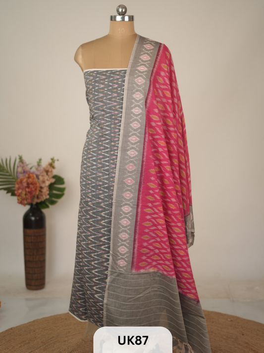 IKKAT POCHAMPALLY HANDLOOM SALWAR SUIT