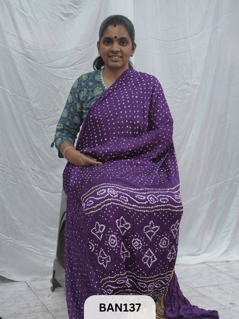 100% VEGAN SILK WITH LAGDI PATTA SAREE