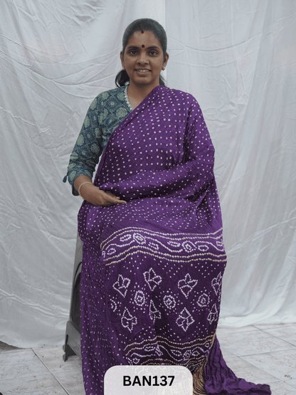 100% VEGAN SILK WITH LAGDI PATTA SAREE