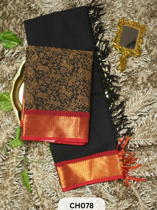 Chettinad Vanasingaram Exclusive HandloomCotton Salwar Suit - 2Pcs Unstitched