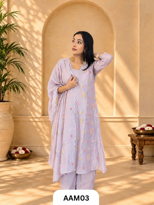 Premium Mul Chanderi Salwar Suit
