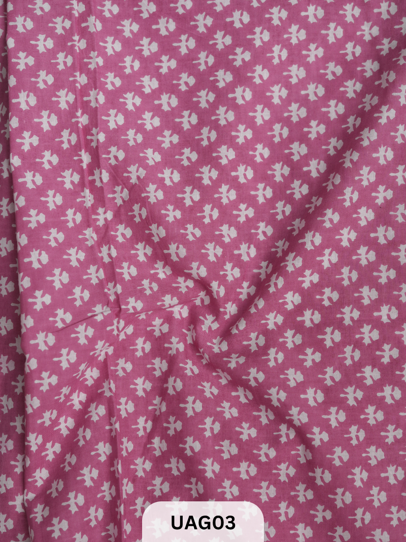 JAIPUR COTTON FABRIC - SCREEN PRINT 1 MTR