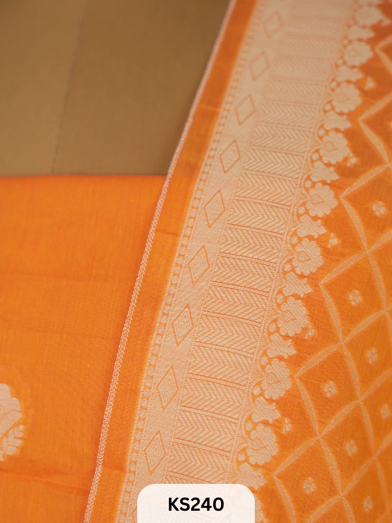 PURE CHANDERI SILK HANDLOOM SALWAR