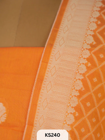 PURE CHANDERI SILK HANDLOOM SALWAR