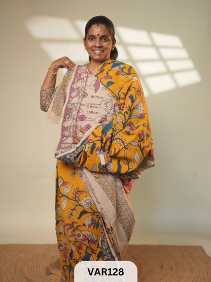 KALAMKARI COTTON SAREE