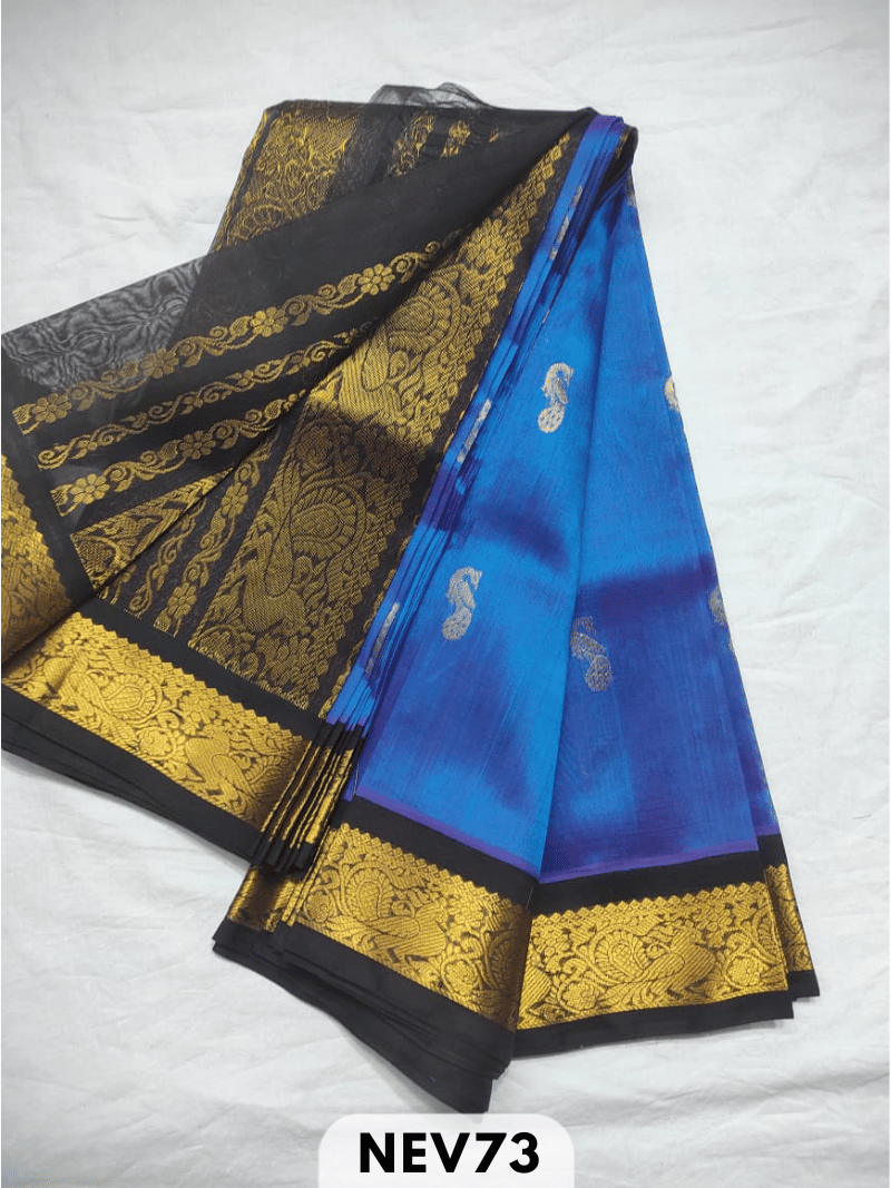 KORVAI BODY BUTTA WITH RICH PALLU SAREE - HANDLOOM