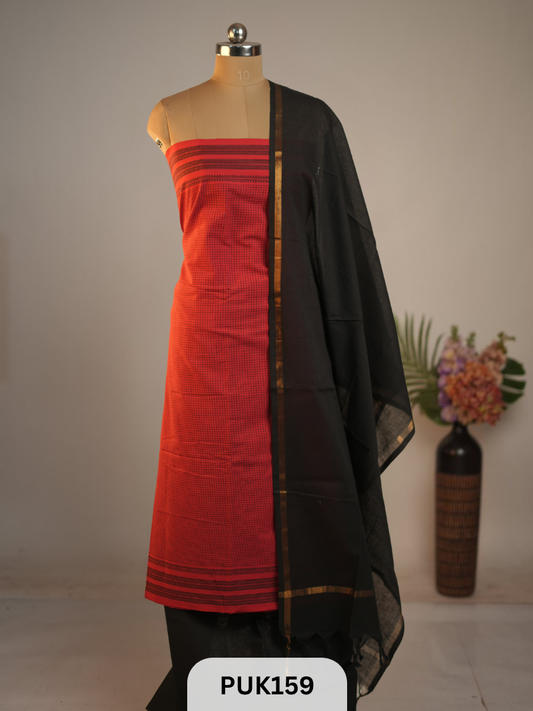 PATTEDA ANCHU INSPIRED SALWAR SUIT - 3PCS