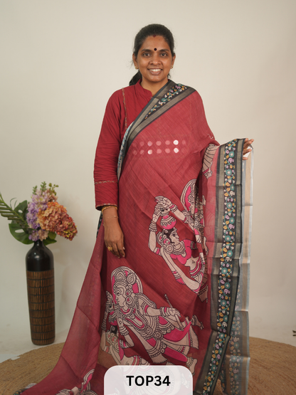 LINEN COTTON SAREE