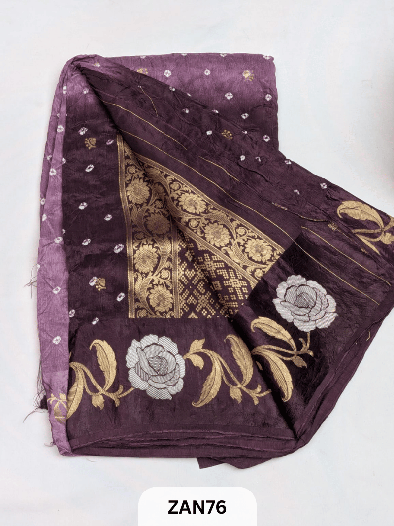 BANARASI WITH BANDHINI SAREE
