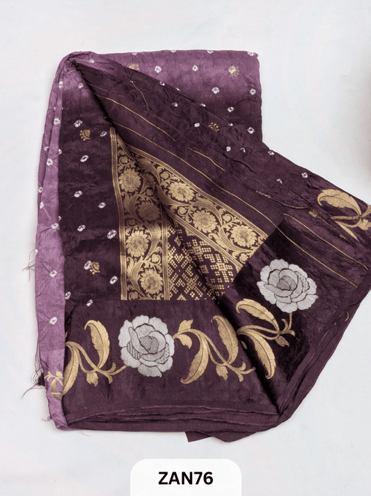 BANARASI WITH BANDHINI SAREE