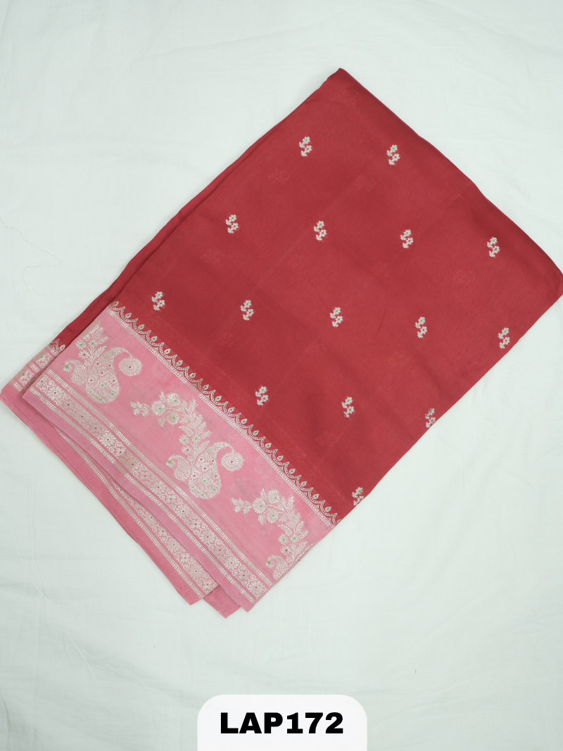Banaras kora dupion silk saree