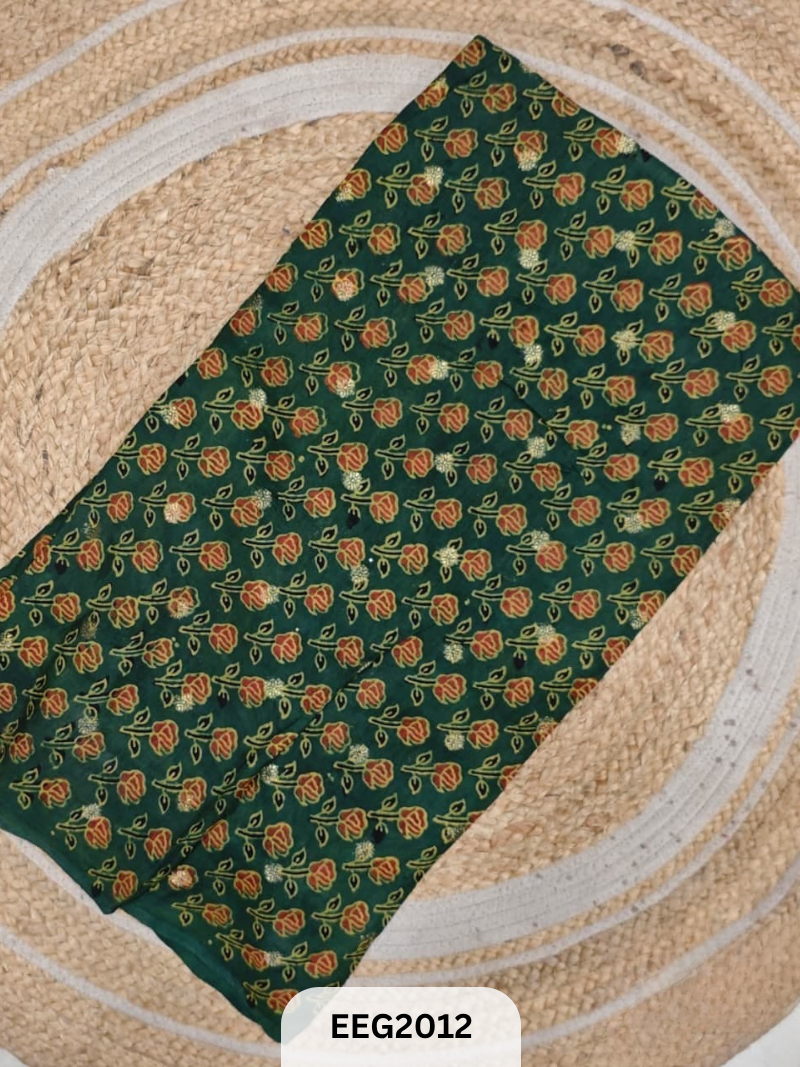 DOLA SILK AJRAKH FABRIC-1MTR