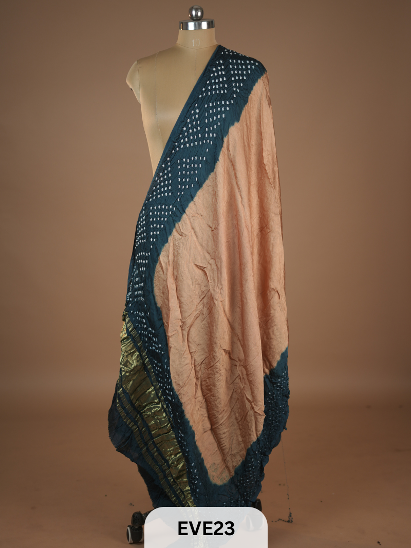 MODAL BANDHINI WITH LAGDI PATTA DUPPATTA