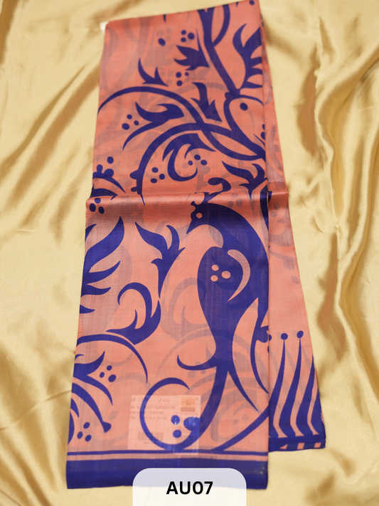 SOFT SILK BLEND TUSSAR | WITHOUT BLOUSE
