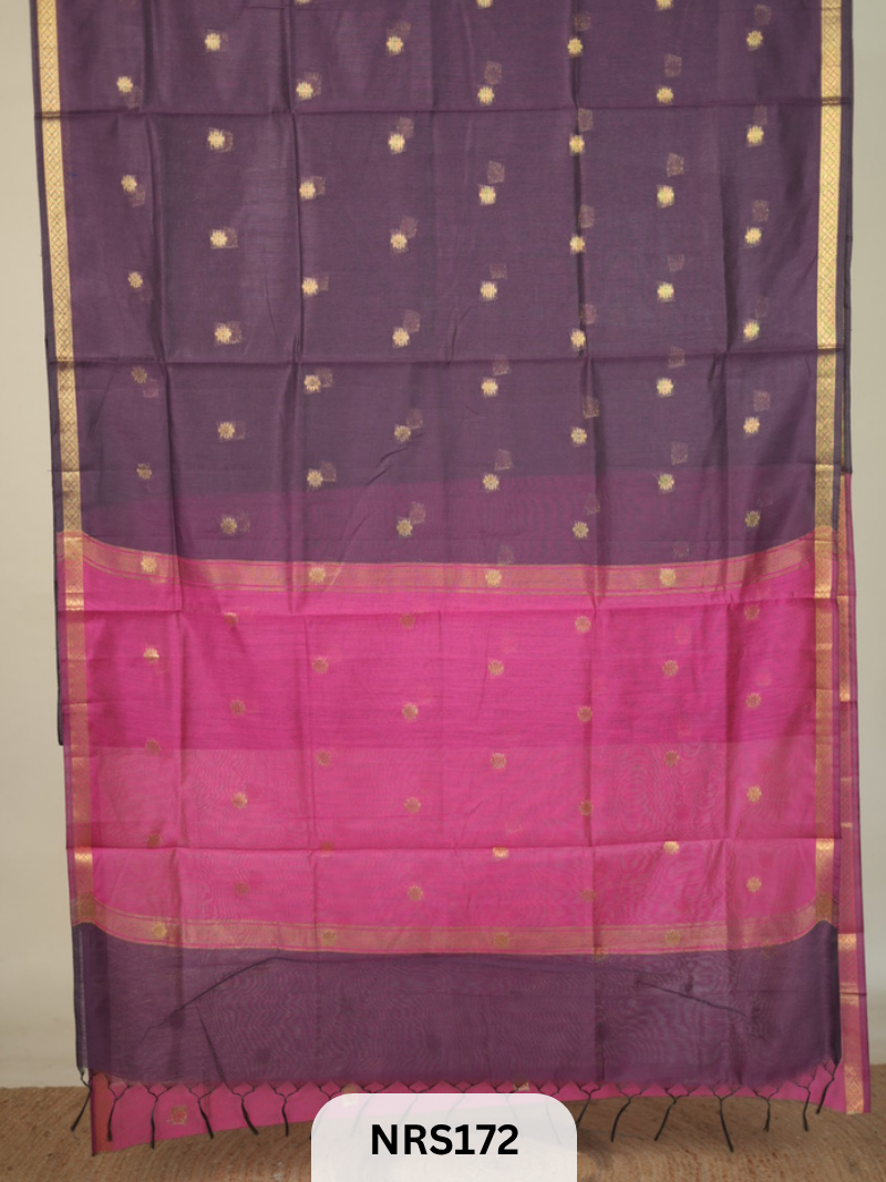 CHANDERI INSPIRED MAHESWARI SAREE